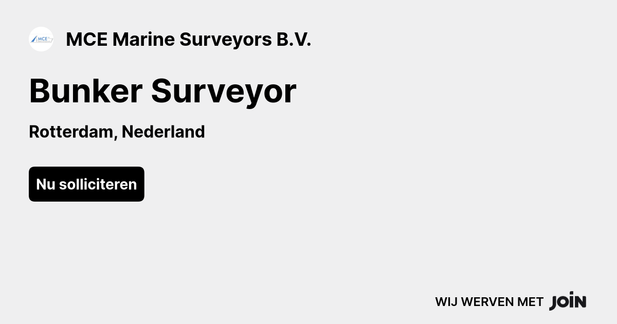 MCE Marine Surveyors B.V. logo