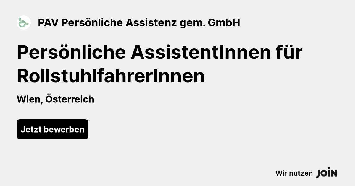 PAV Persönliche Assistenz gem. GmbH logo