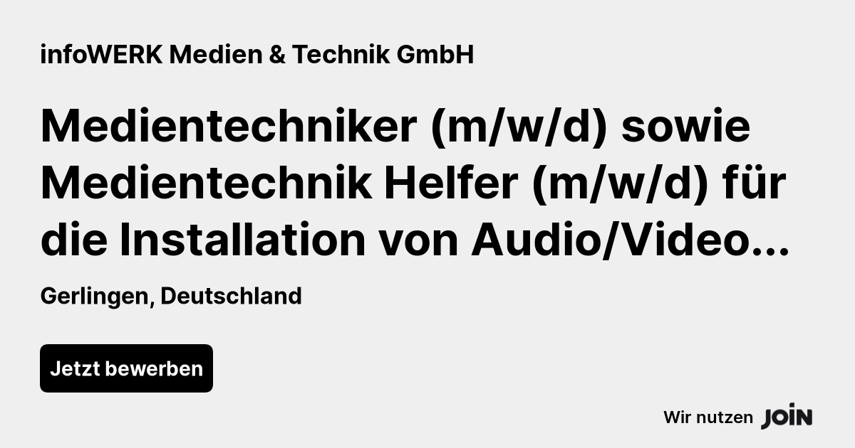 infoWERK Medien & Technik GmbH logo