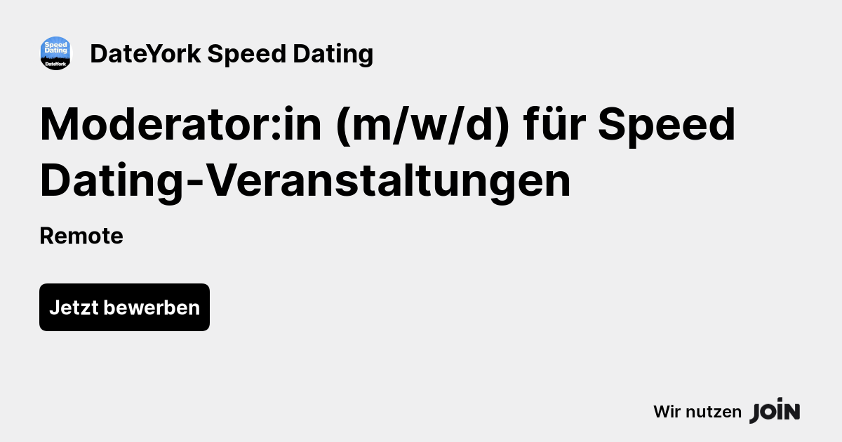 DateYork Speed Dating logo