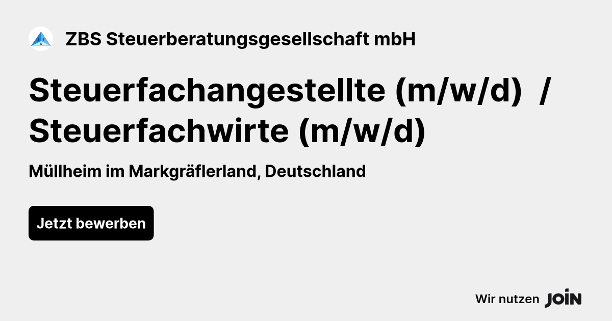 ZBS Steuerberatungsgesellschaft mbH logo