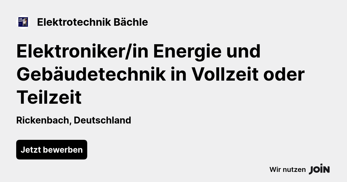 Elektrotechnik Bächle logo