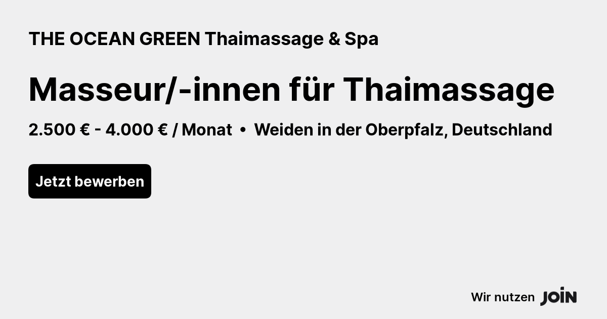 THE OCEAN GREEN Thaimassage & Spa logo
