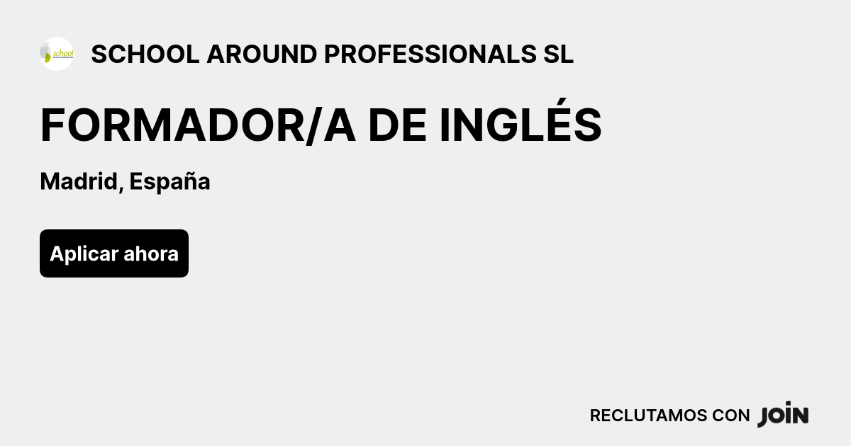 SCHOOL AROUND PROFESSIONALS SL logo