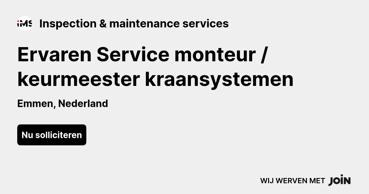 Inspection & maintenance services logo