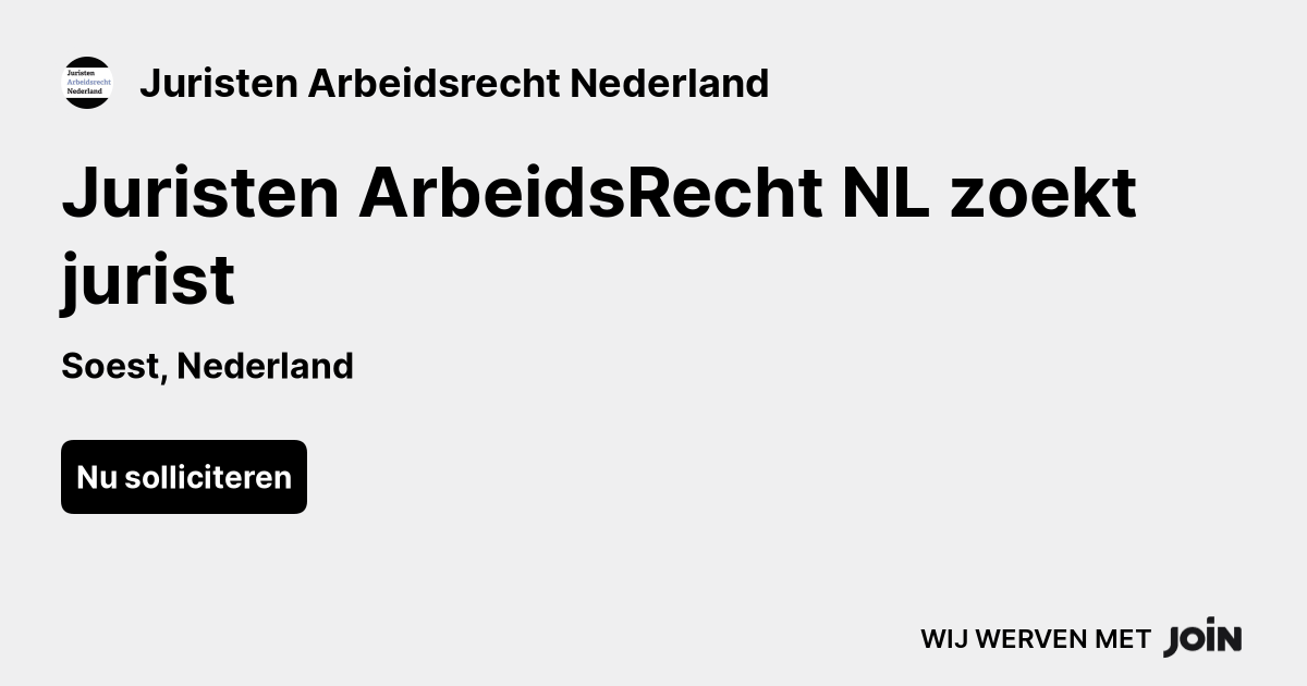 Juristen Arbeidsrecht Nederland logo