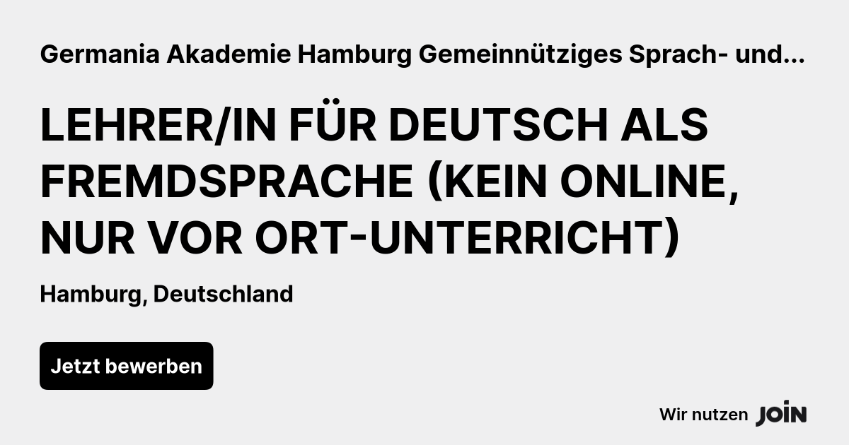 Germania Akademie Hamburg Gemeinnütziges Sprach- und Kulturinstitut GmbH logo