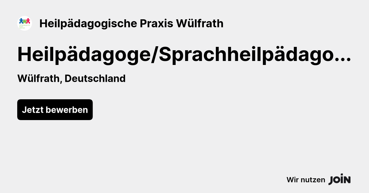 Heilpädagogische Praxis Wülfrath logo