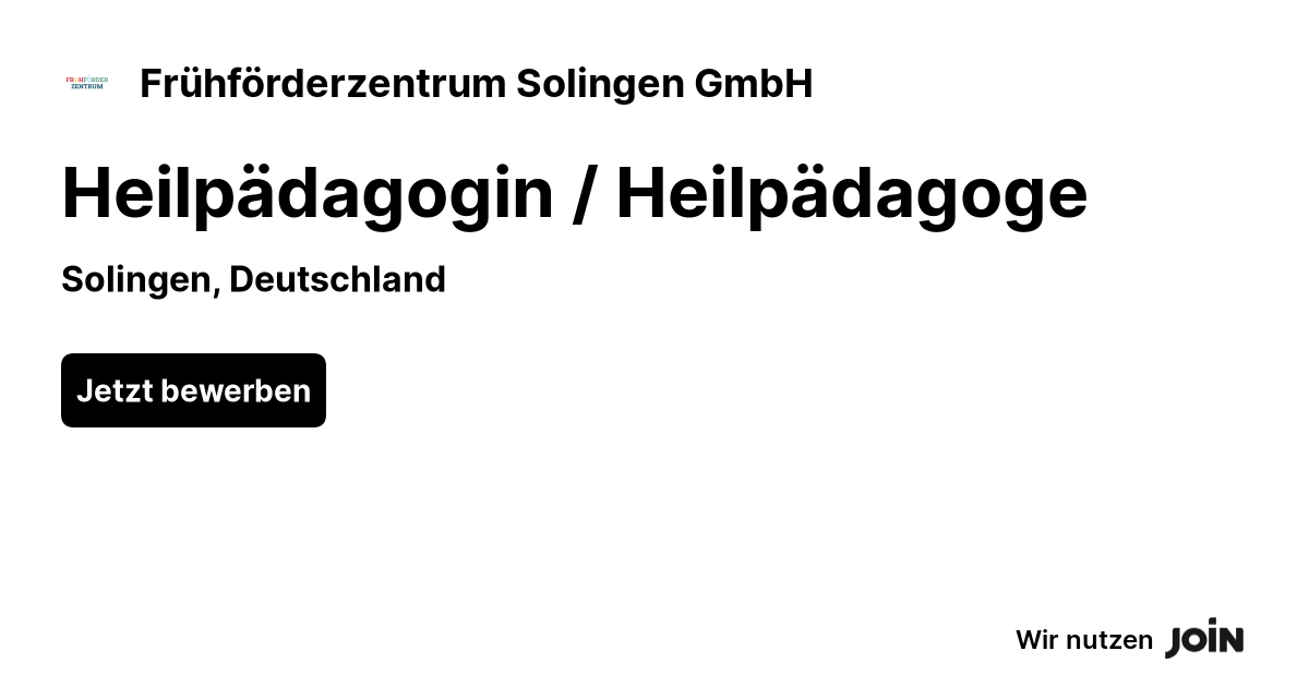 Frühförderzentrum Solingen GmbH logo