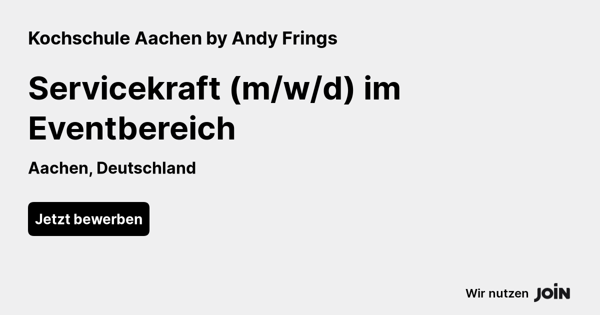 Kochschule Aachen by Andy Frings logo