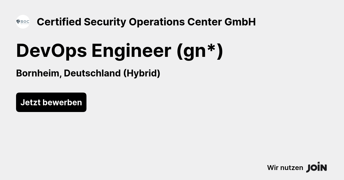 Certified Security Operations Center GmbH logo