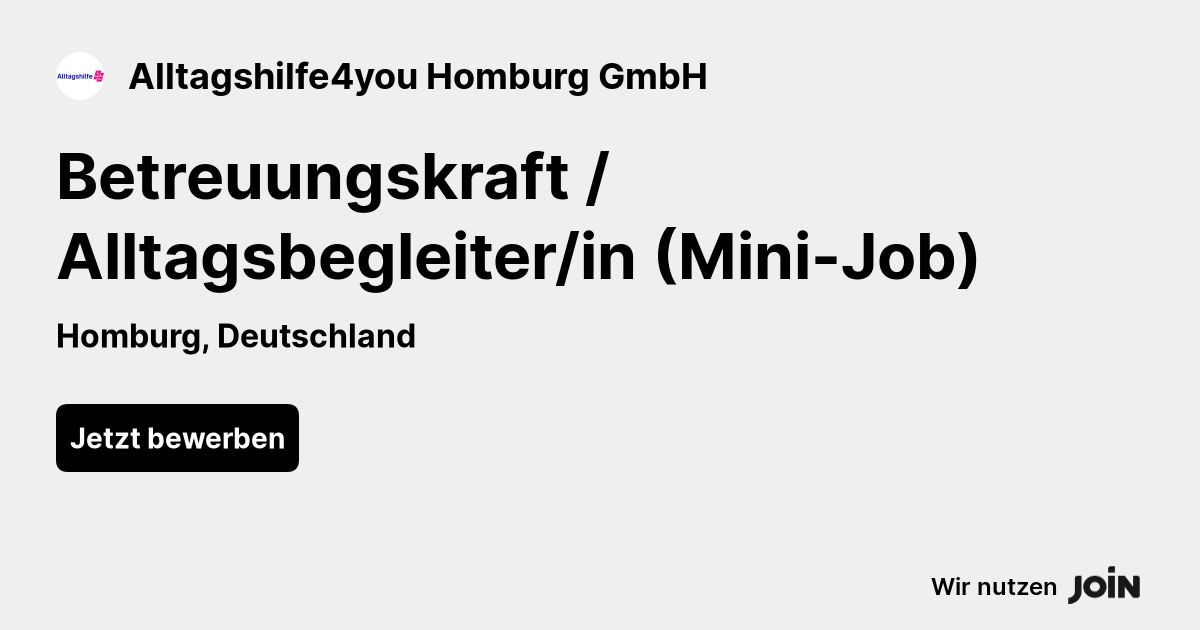 Alltagshilfe4you Homburg GmbH logo