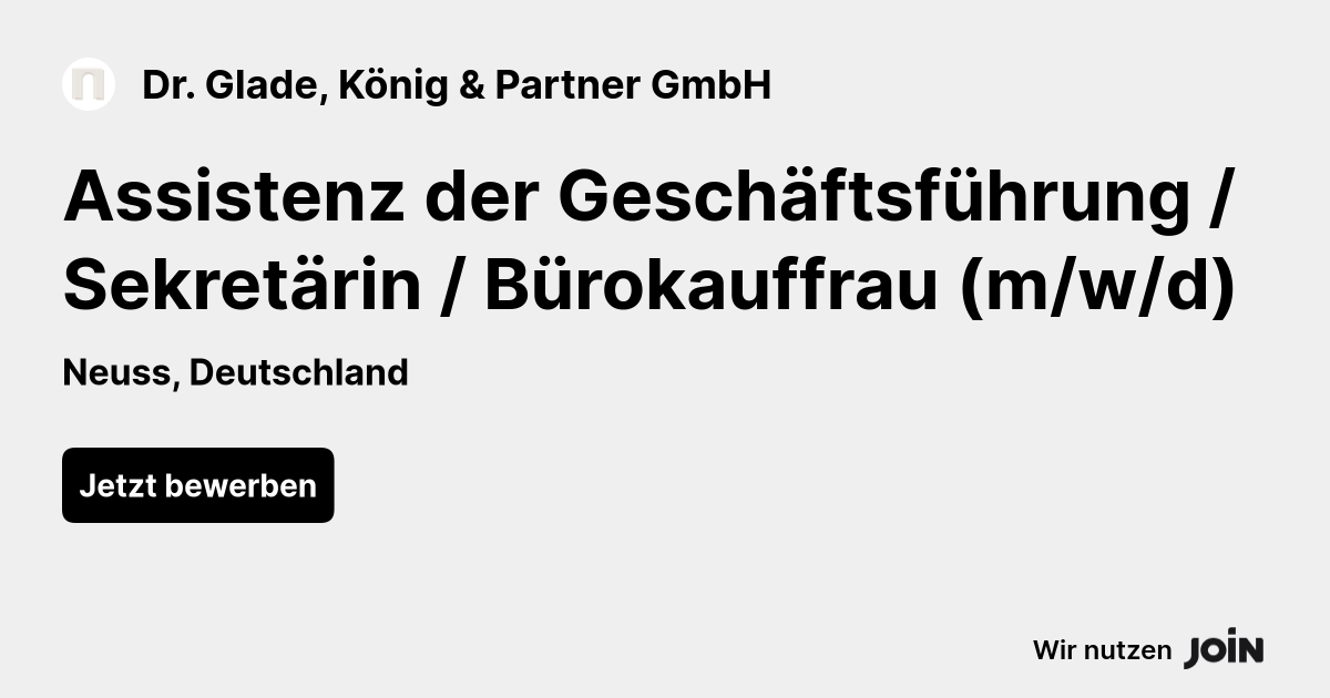 Dr. Glade, König & Partner GmbH logo