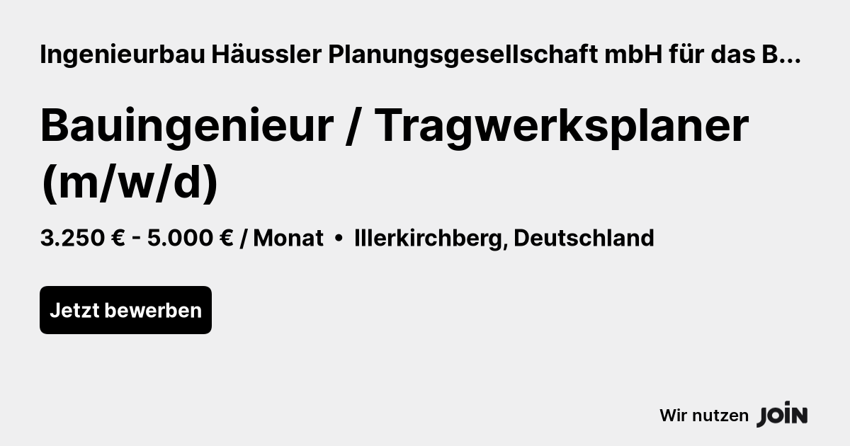 Ingenieurbau Häussler Planungsgesellschaft mbH für das Bauwesen logo