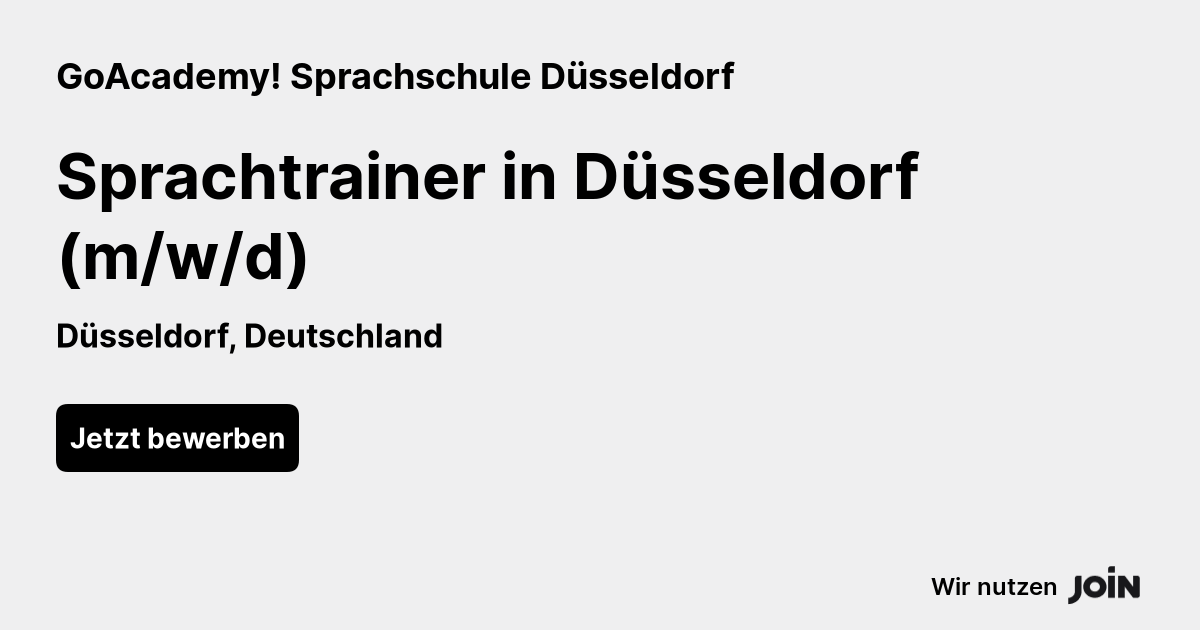 GoAcademy! Sprachschule Düsseldorf logo
