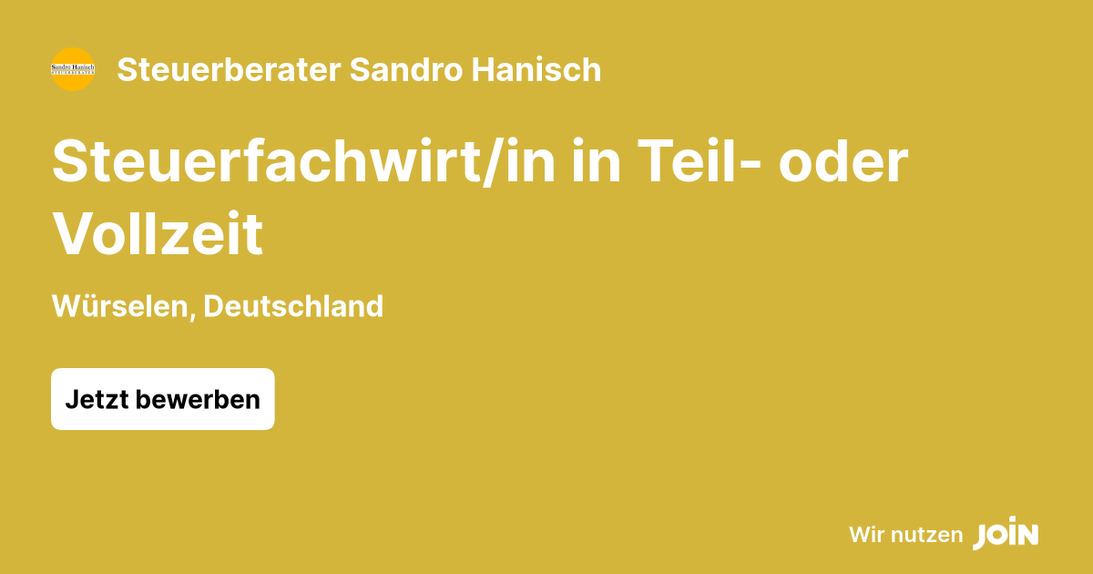 Steuerberater Sandro Hanisch logo