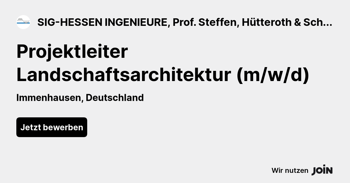 SIG-HESSEN INGENIEURE, Prof. Steffen, Hütteroth & Schröder GmbH logo