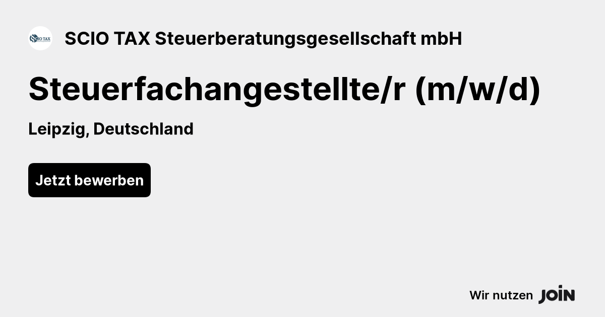 SCIO TAX Steuerberatungsgesellschaft mbH logo