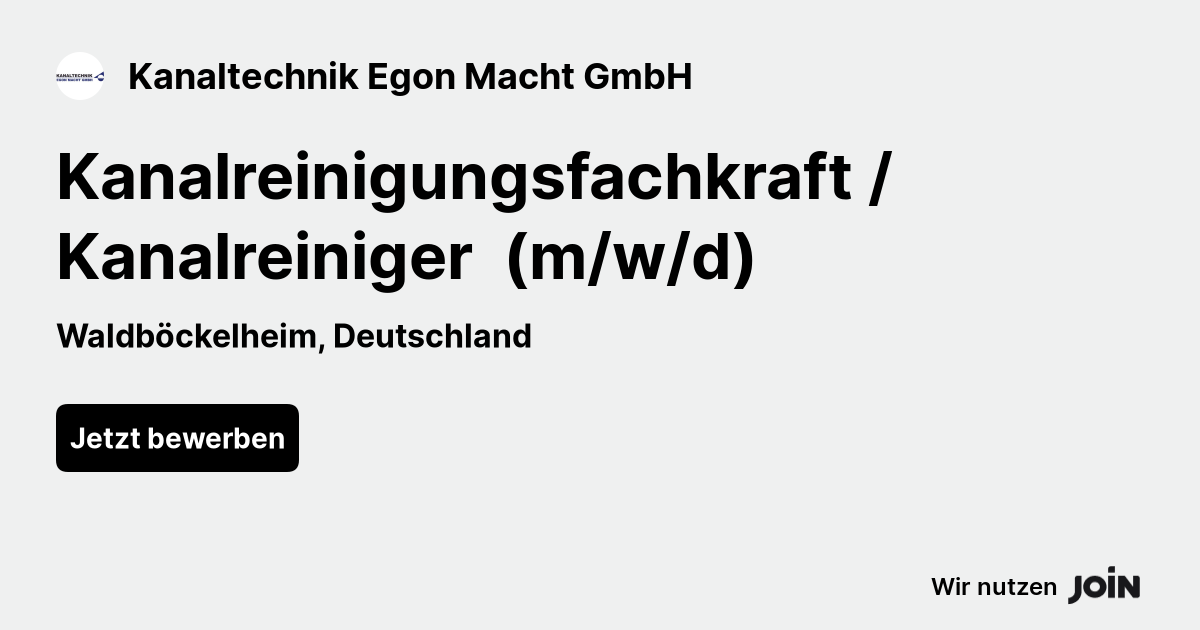 Kanaltechnik Egon Macht GmbH logo