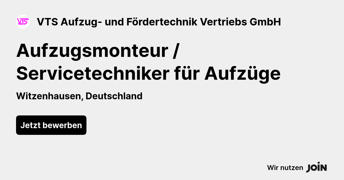 VTS Aufzug- und Fördertechnik Vertriebs GmbH logo