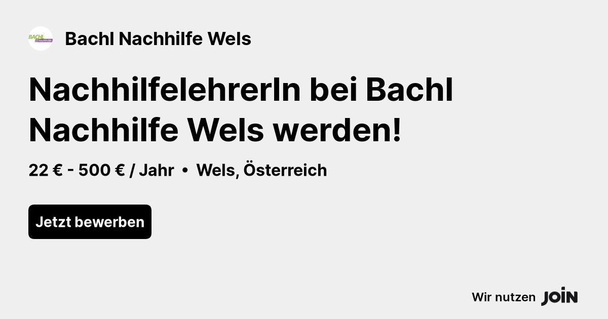 Bachl Nachhilfe Wels logo