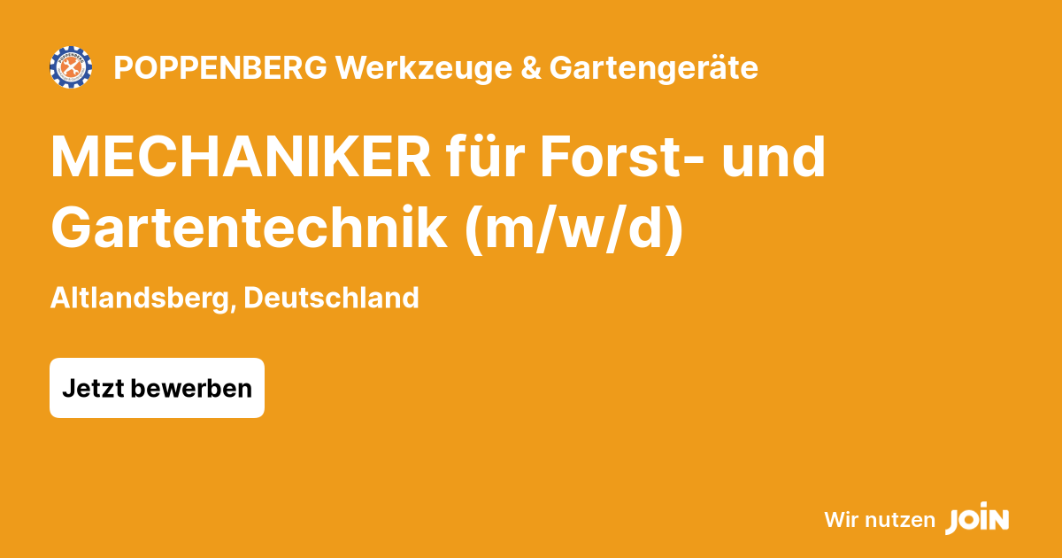 POPPENBERG Werkzeuge & Gartengeräte logo