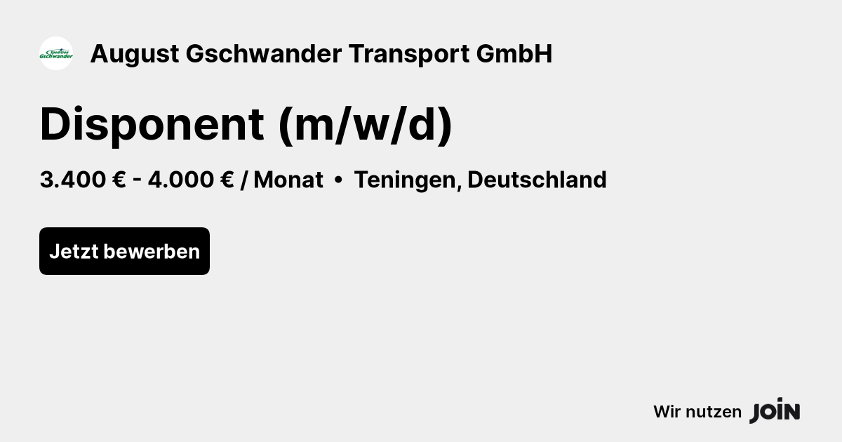 August Gschwander Transport GmbH logo