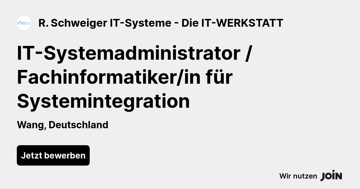 R. Schweiger IT-Systeme - Die IT-WERKSTATT logo