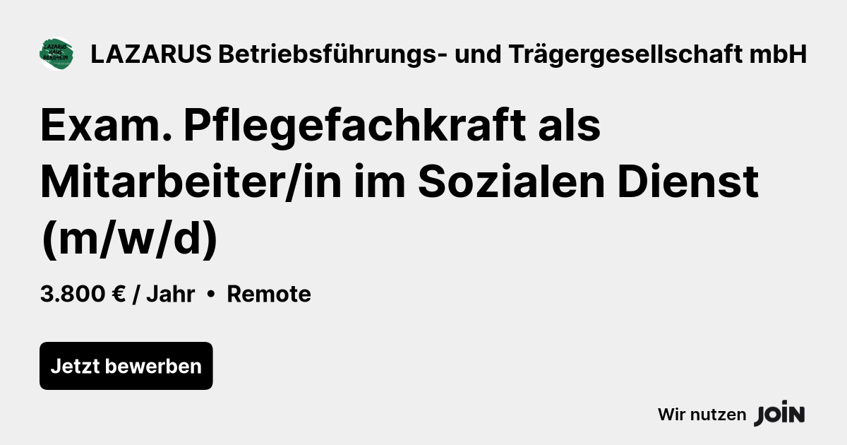 LAZARUS Betriebsführungs- und Trägergesellschaft mbH logo