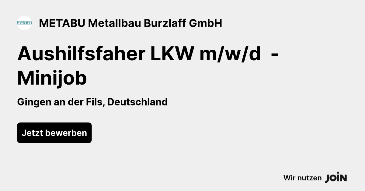 METABU Metallbau Burzlaff GmbH logo