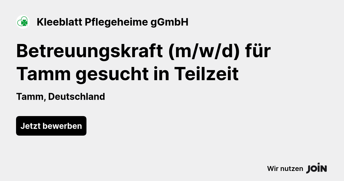 Kleeblatt Pflegeheime gGmbH logo