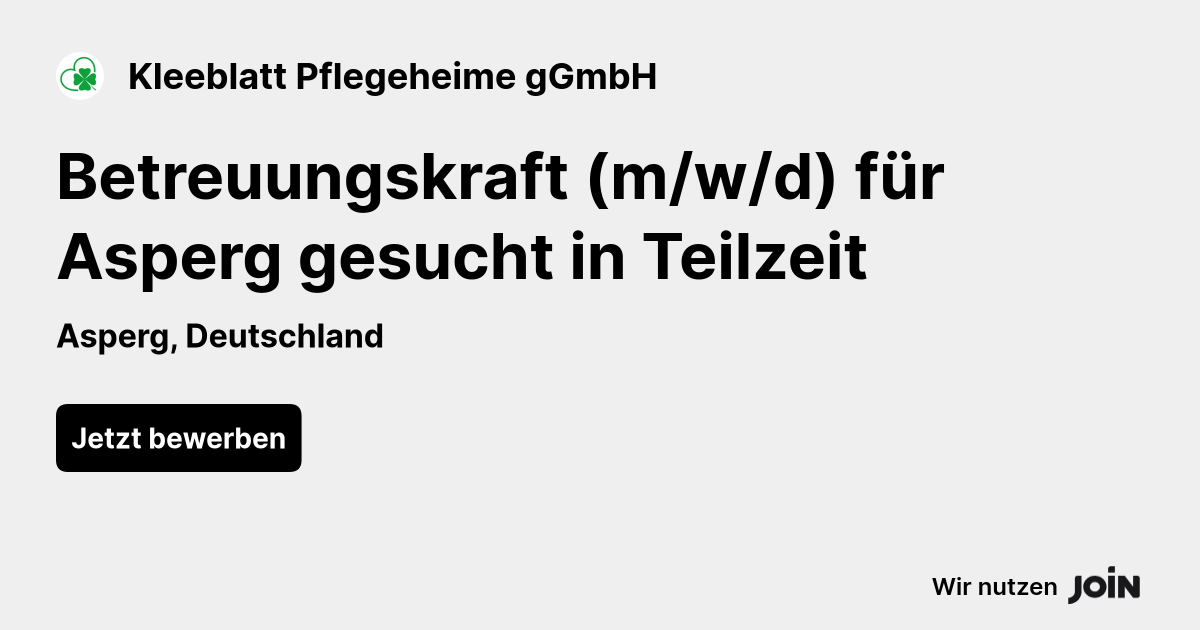 Kleeblatt Pflegeheime gGmbH logo