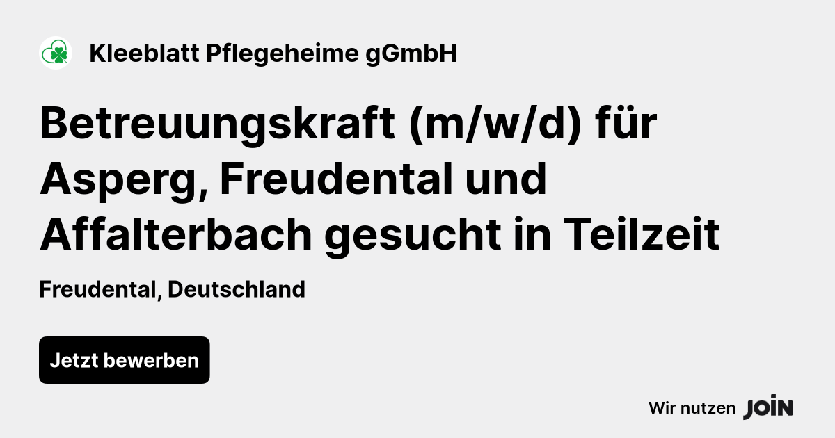 Kleeblatt Pflegeheime gGmbH logo