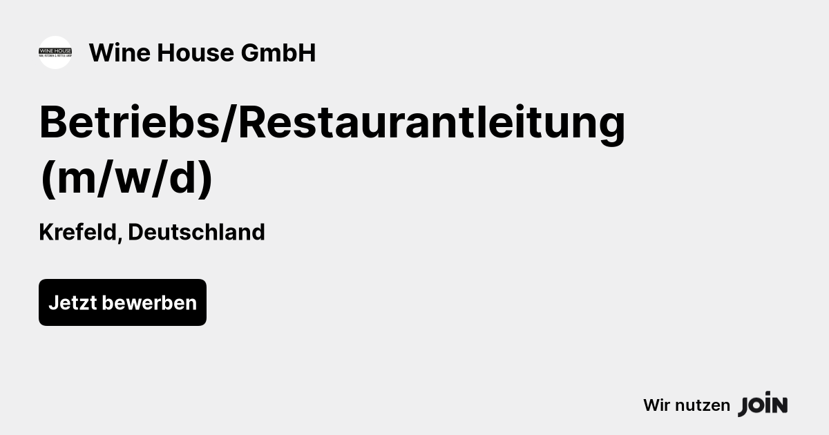 Wine House GmbH logo