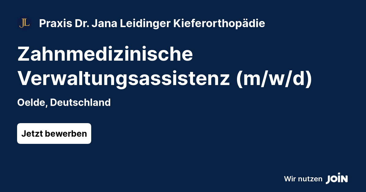 Praxis Dr. Jana Leidinger Kieferorthopädie (Oelde): Zahnmedizinische ...