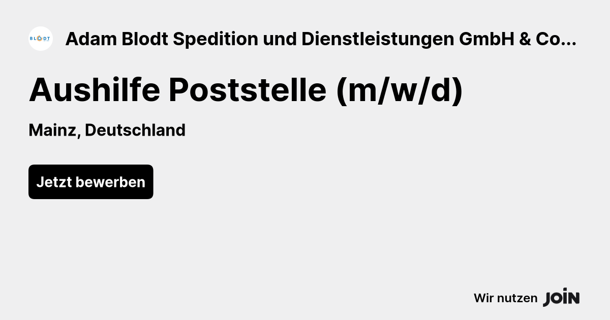 Adam Blodt Spedition und Dienstleistungen GmbH & Co. KG logo