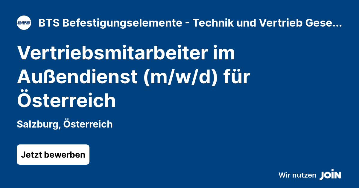 BTS Befestigungselemente - Technik und Vertrieb Gesellschaft mbH logo