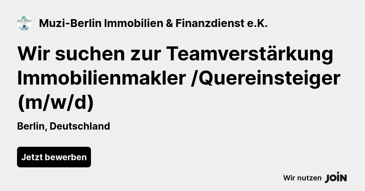 Muzi-Berlin Immobilien & Finanzdienst e.K. logo