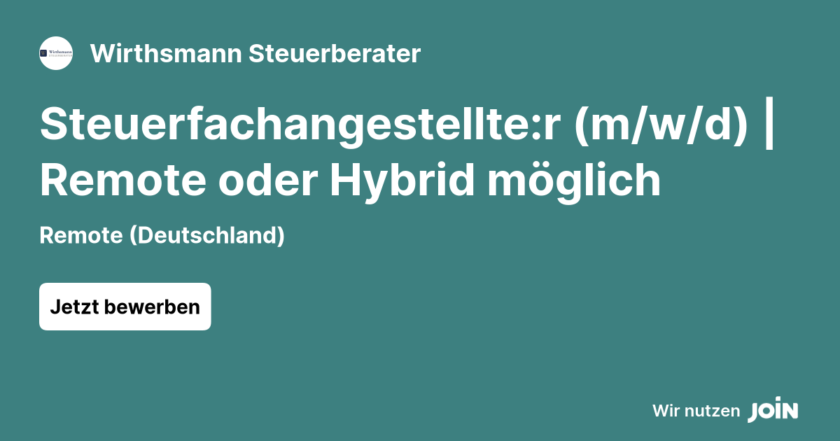 Wirthsmann Steuerberater logo