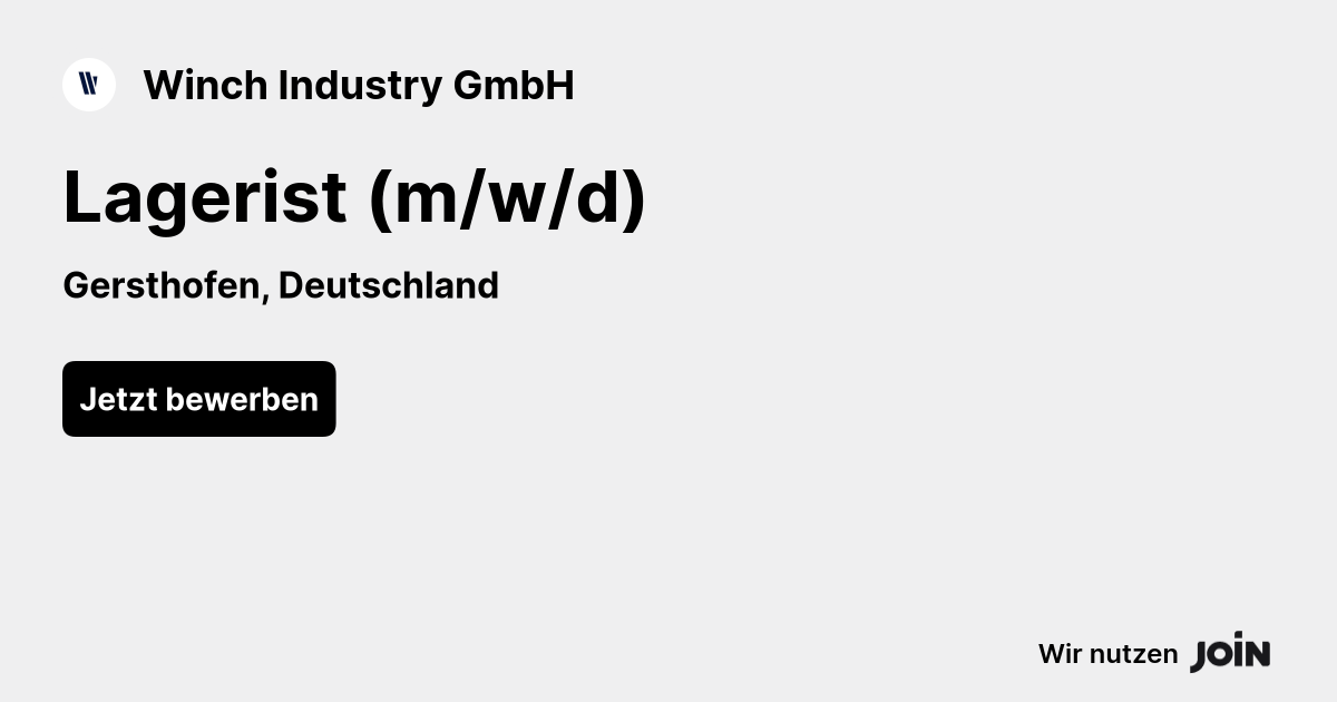 Winch Industry GmbH logo
