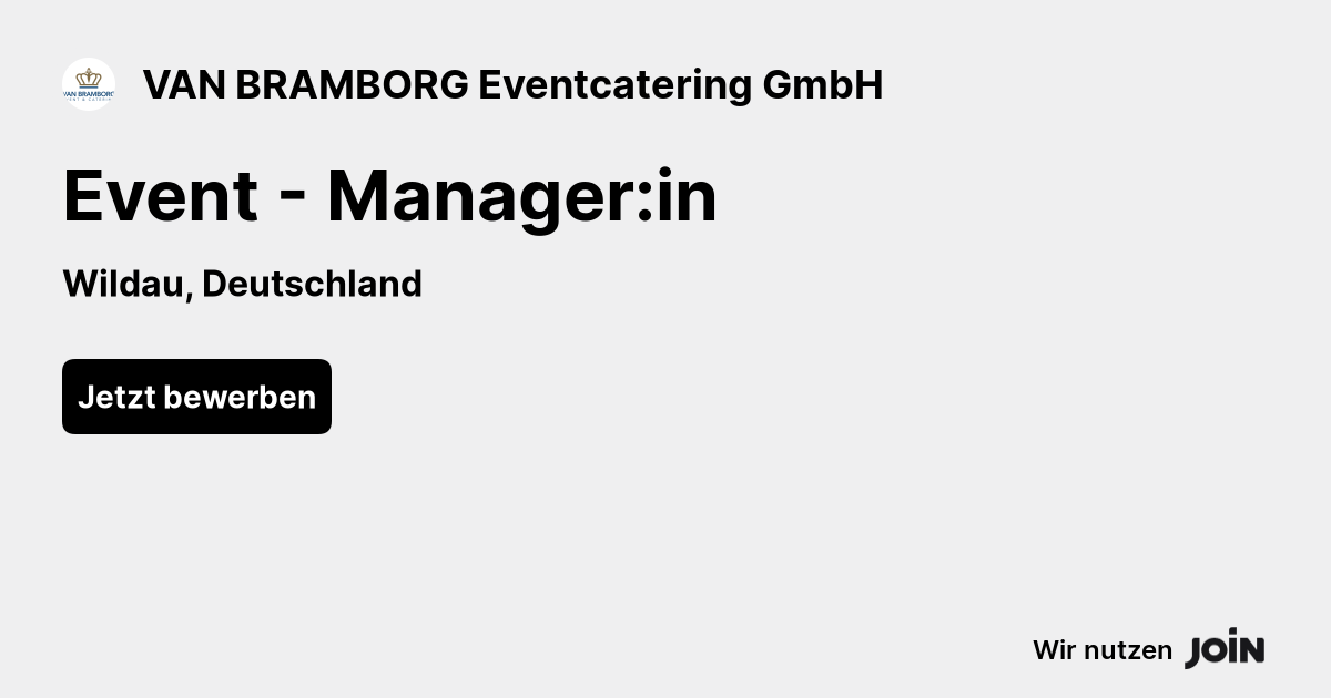 VAN BRAMBORG Eventcatering GmbH logo