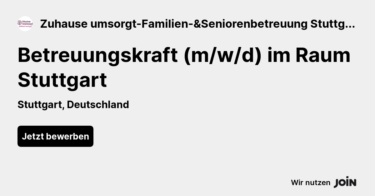 Zuhause umsorgt-Familien-&Seniorenbetreuung Stuttgart GmbH logo