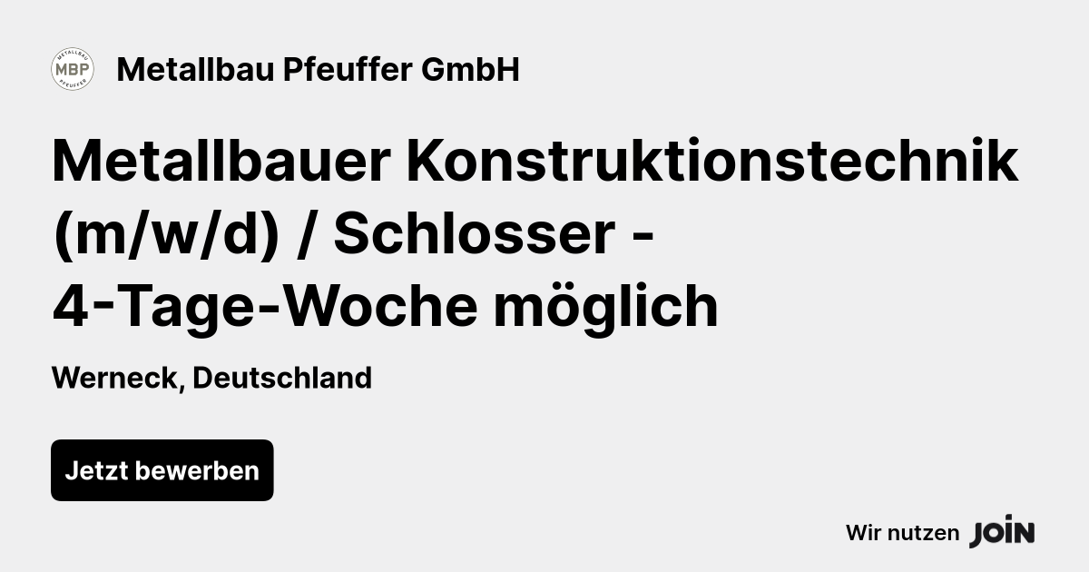 Metallbau Pfeuffer GmbH logo