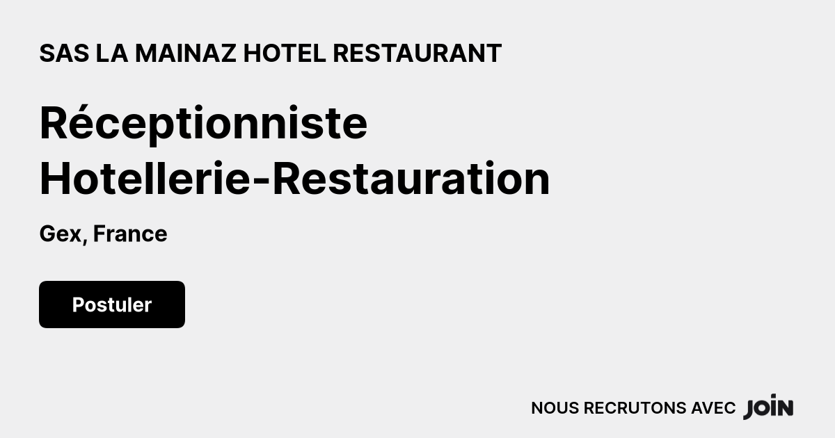 SAS LA MAINAZ HOTEL RESTAURANT logo