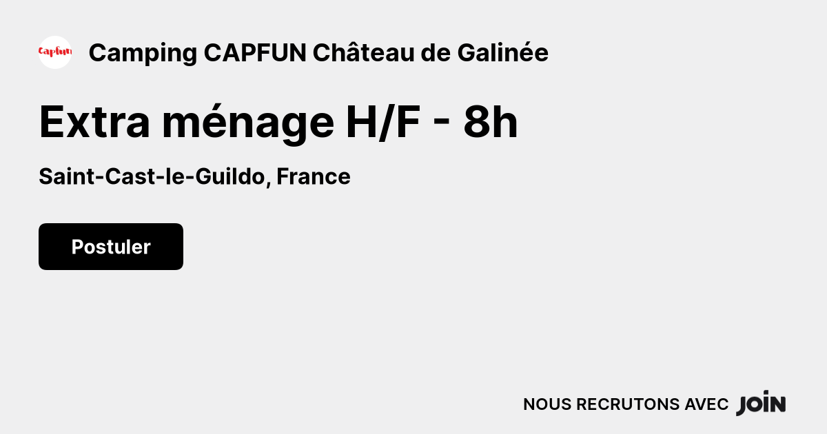 Camping CAPFUN Château de Galinée logo