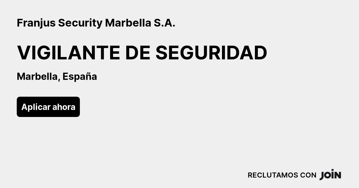 Franjus Security Marbella S.A. logo