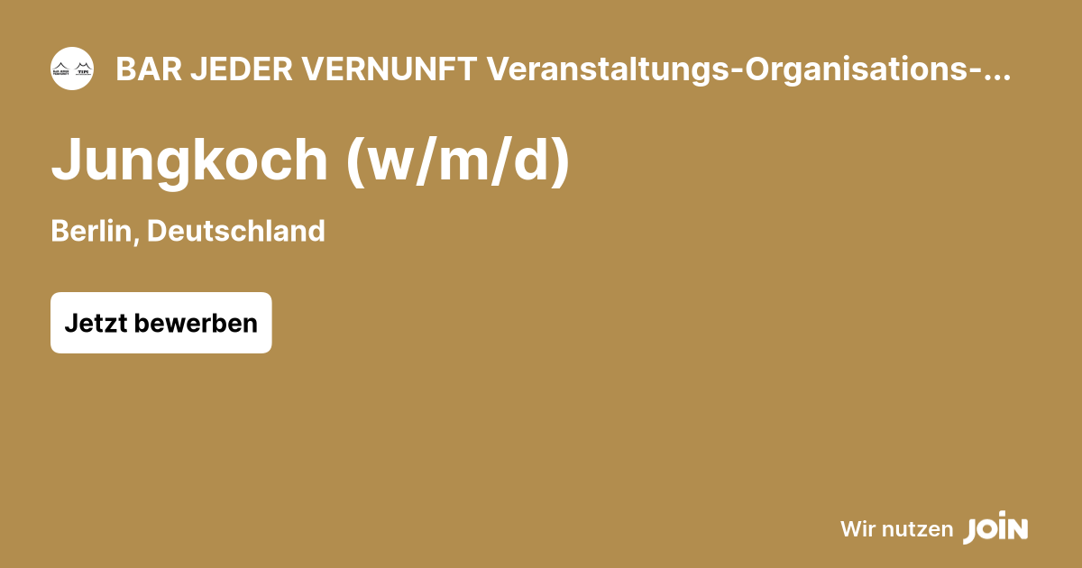 BAR JEDER VERNUNFT Veranstaltungs-Organisations-GmbH logo