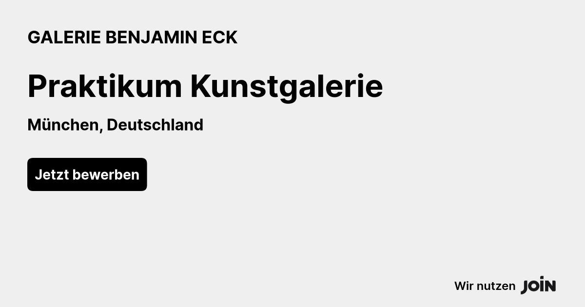 GALERIE BENJAMIN ECK logo