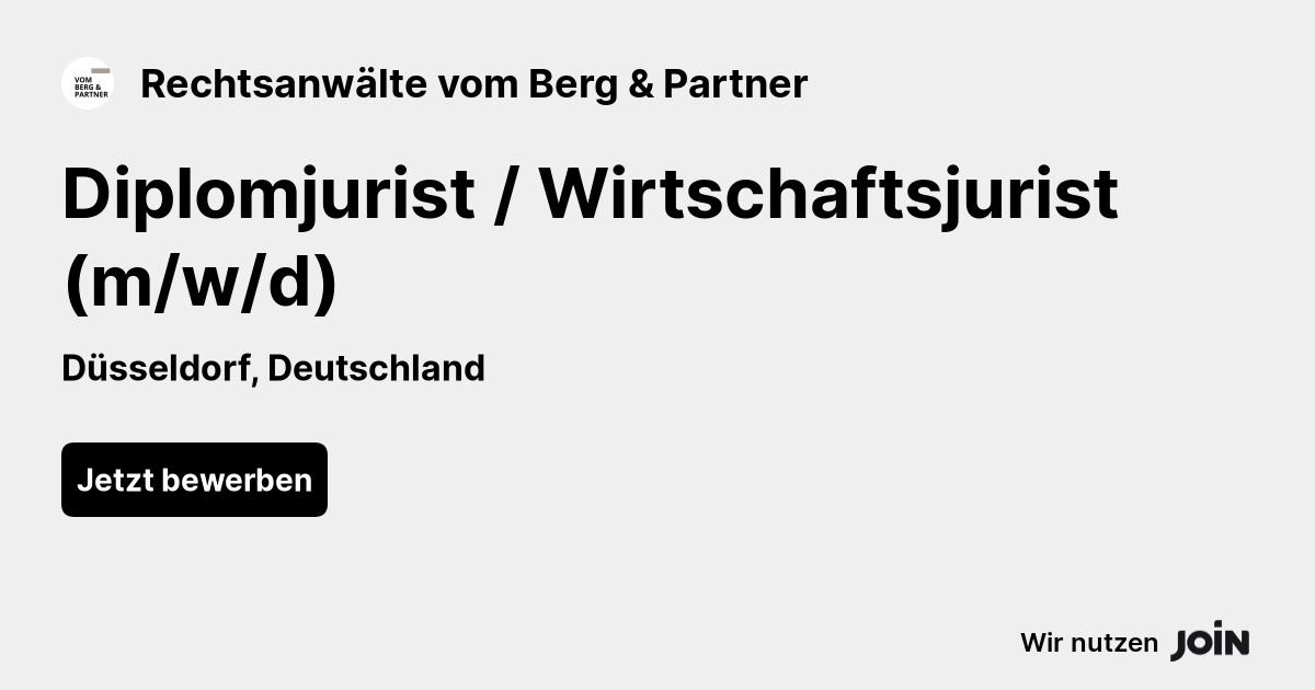 Rechtsanwälte vom Berg & Partner logo