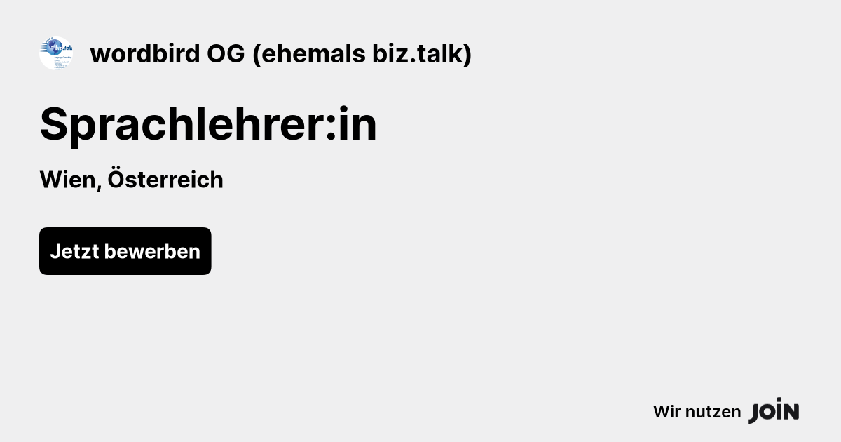 wordbird OG (ehemals biz.talk) logo